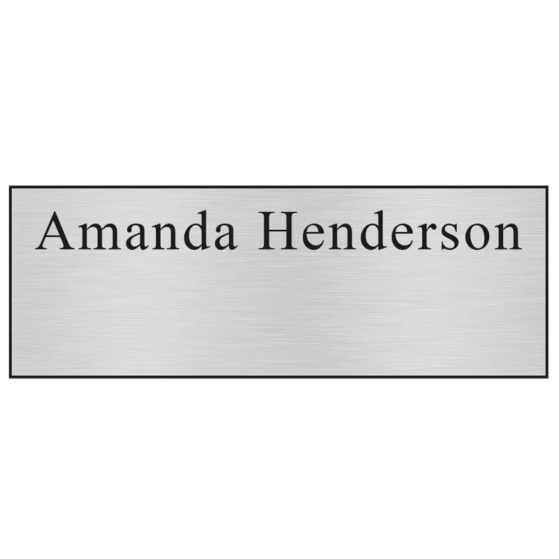 Hollywood Name Badge (Custom sized between 3 and 6 sq. in.) — view 7