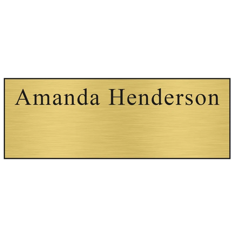 Hollywood Name Badge (Custom sized between 3 and 6 sq. in.) — view 8