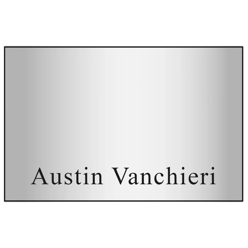 Hollywood Name Badge (Custom sized between 6 and 9 sq. in.) — view 2