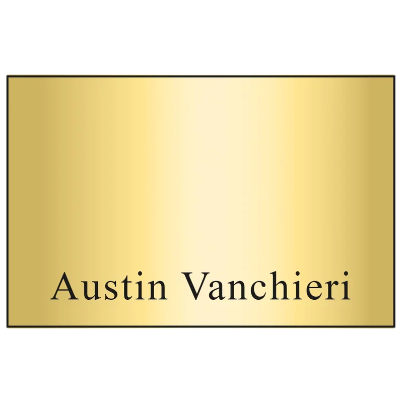 Hollywood Name Badge (Custom sized between 6 and 9 sq. in.) — view 3