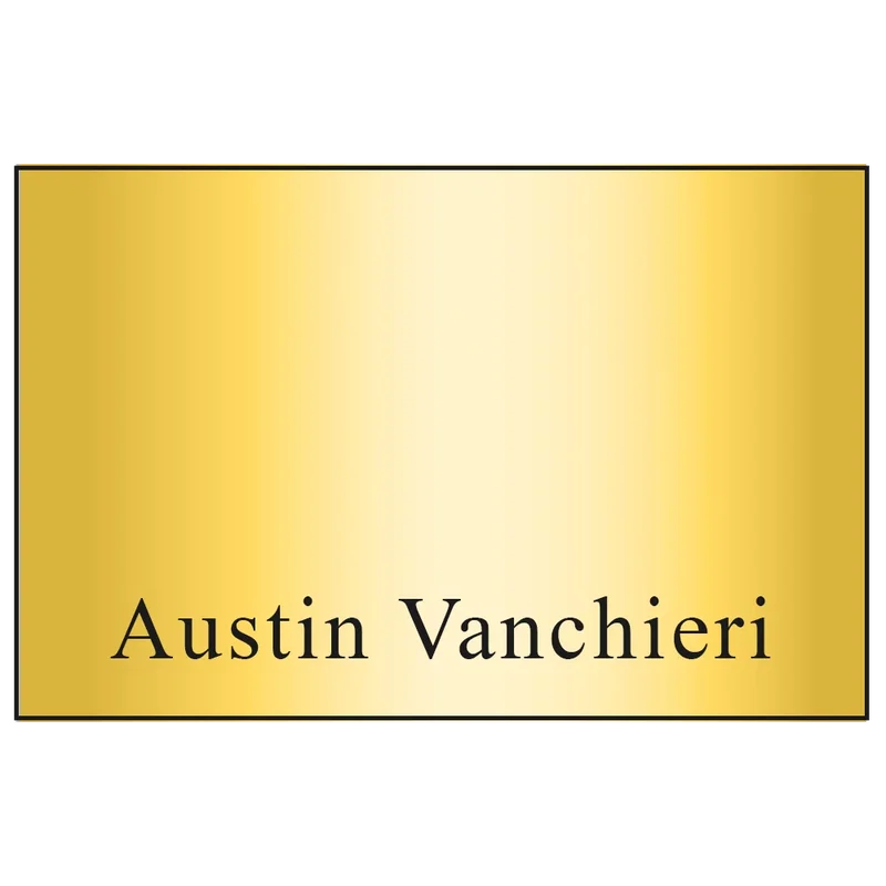 Hollywood Name Badge (Custom sized between 6 and 9 sq. in.) — view 4