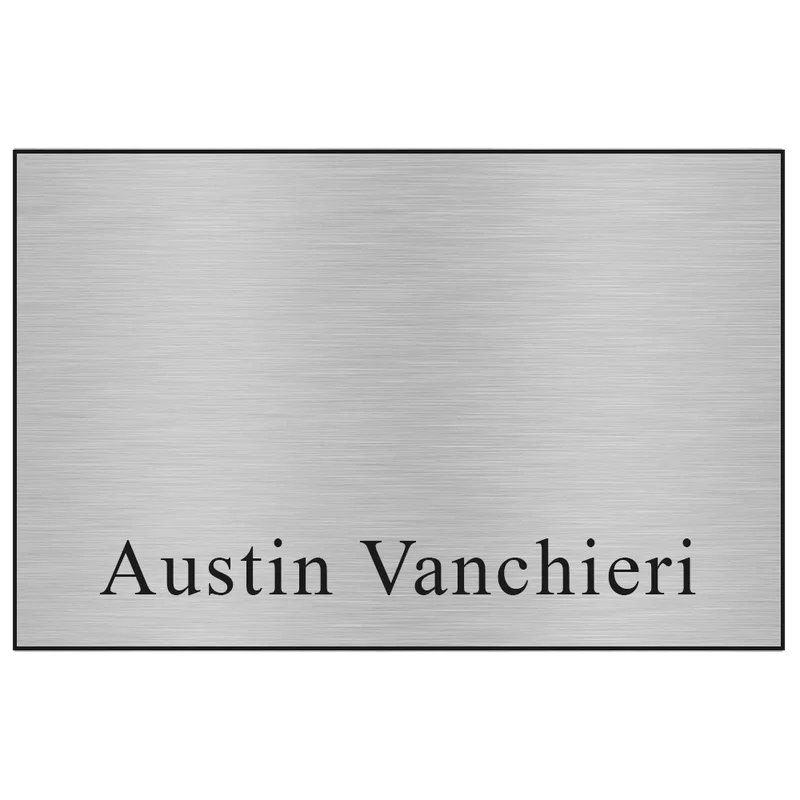 Hollywood Name Badge (Custom sized between 6 and 9 sq. in.) — view 5