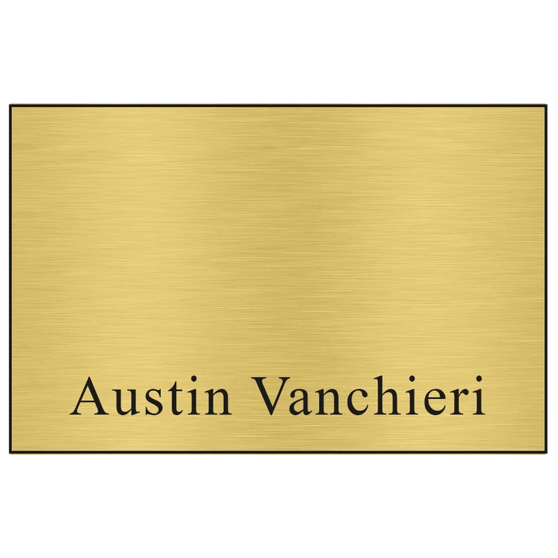 Hollywood Name Badge (Custom sized between 6 and 9 sq. in.) — view 6