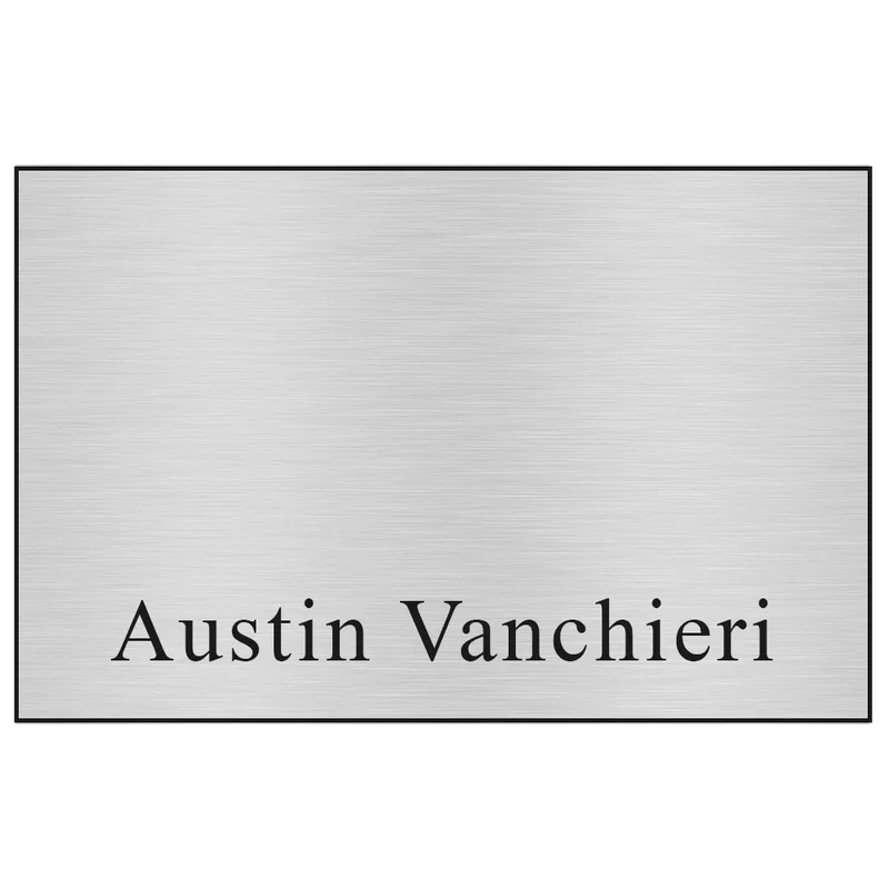 Hollywood Name Badge (Custom sized between 6 and 9 sq. in.) — view 8