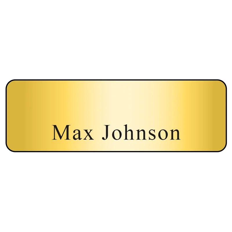 Hollywood Name Badge (Standard Size 1" x 3") — view 11