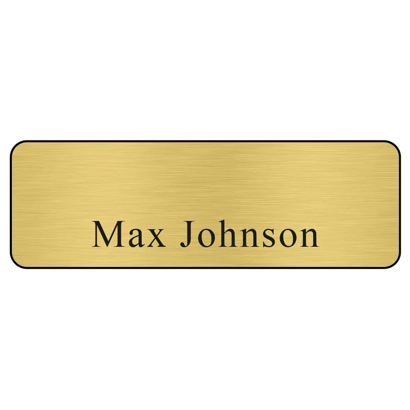 Hollywood Name Badge (Standard Size 1" x 3") — view 7