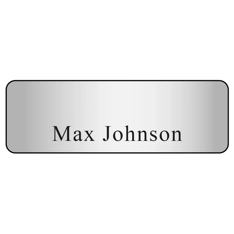 Hollywood Name Badge (Standard Size 1" x 3") — view 9