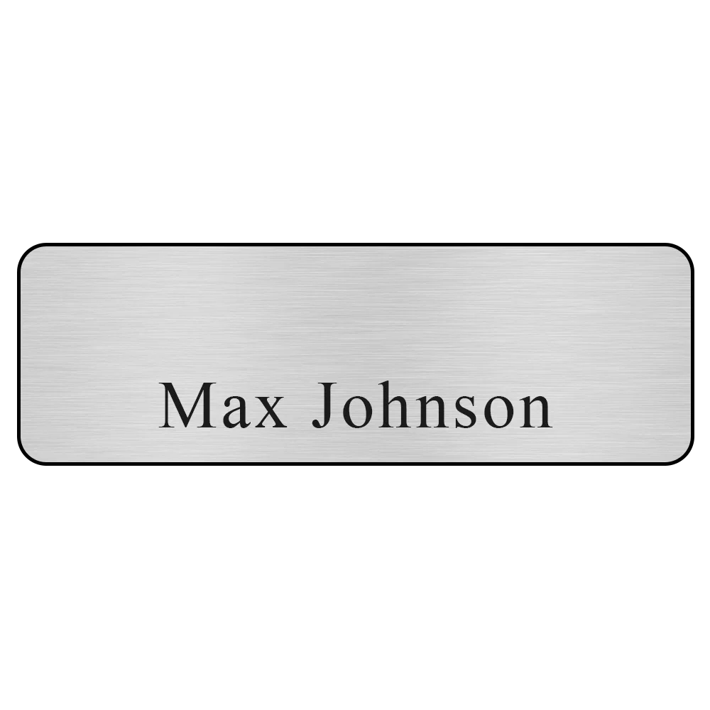Hollywood Name Badge (Standard Size 1" x 3") — view 2