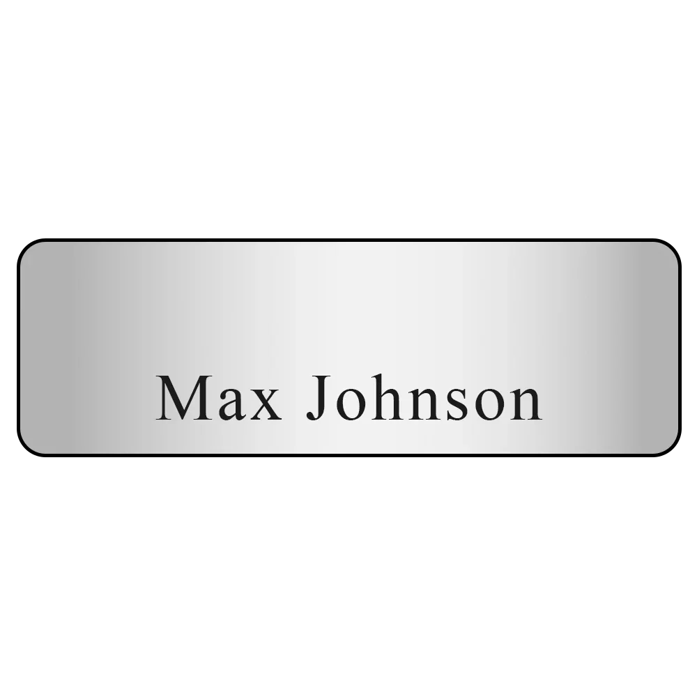 Hollywood Name Badge (Standard Size 1" x 3") — view 3