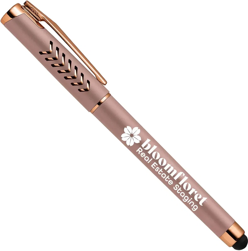 Hollywood Rose Gold Gel Pen w/Stylus — view 3