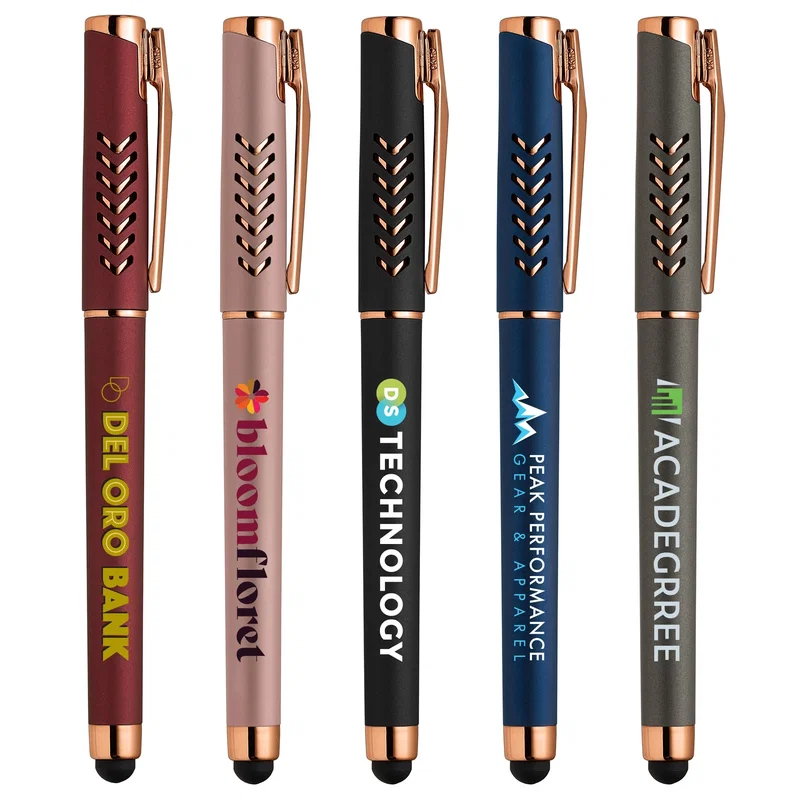 Hollywood Rose Gold Gel Pen w/Stylus — view 7