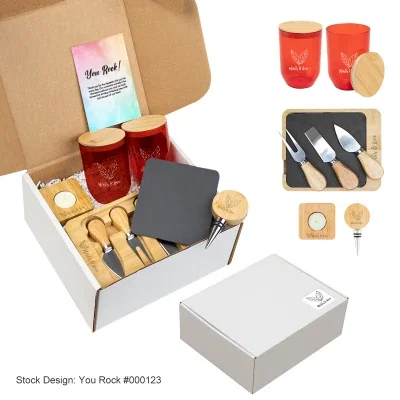 Home entertaining gift set displayed with all pieces together