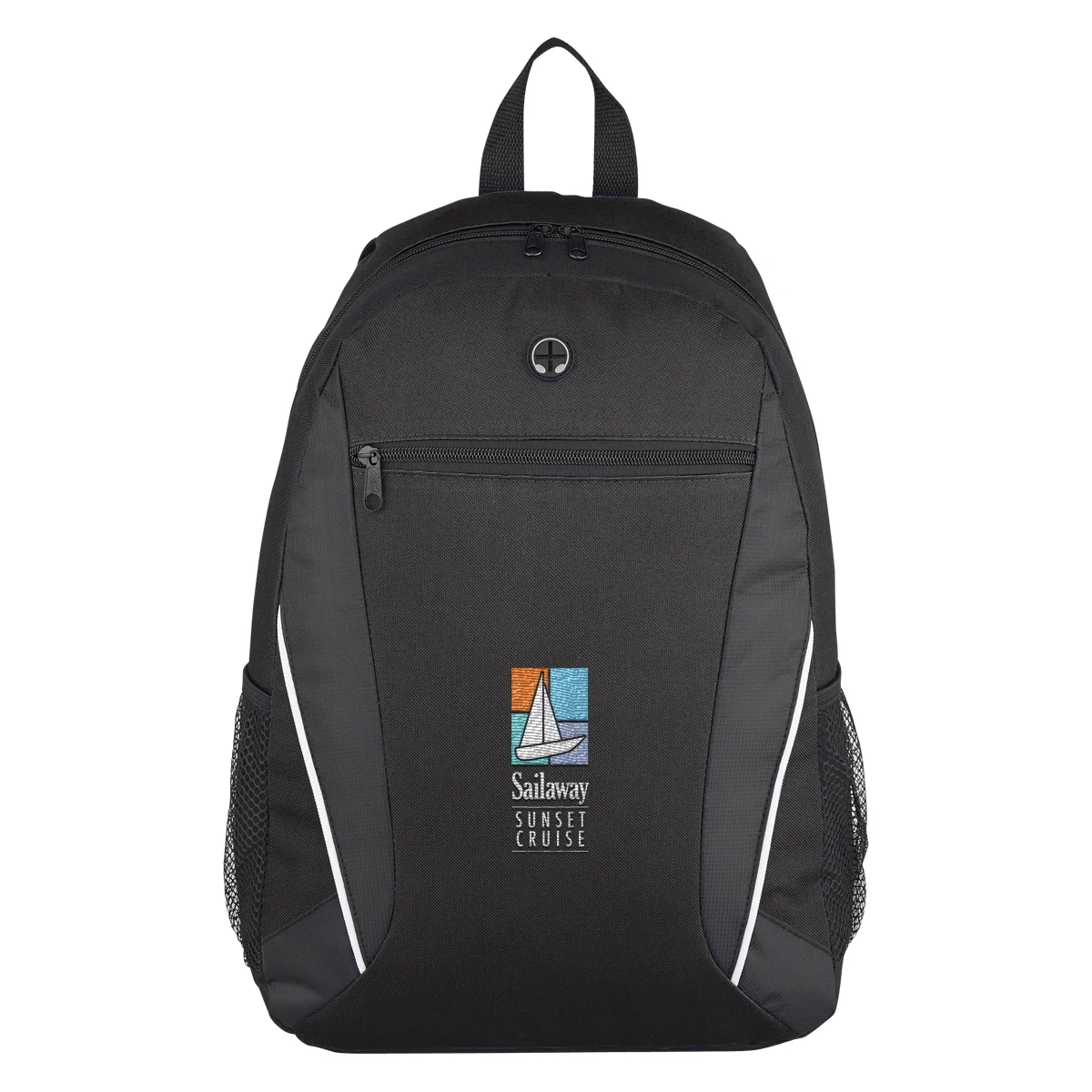 Side profile of the eighteen-inch tall pack