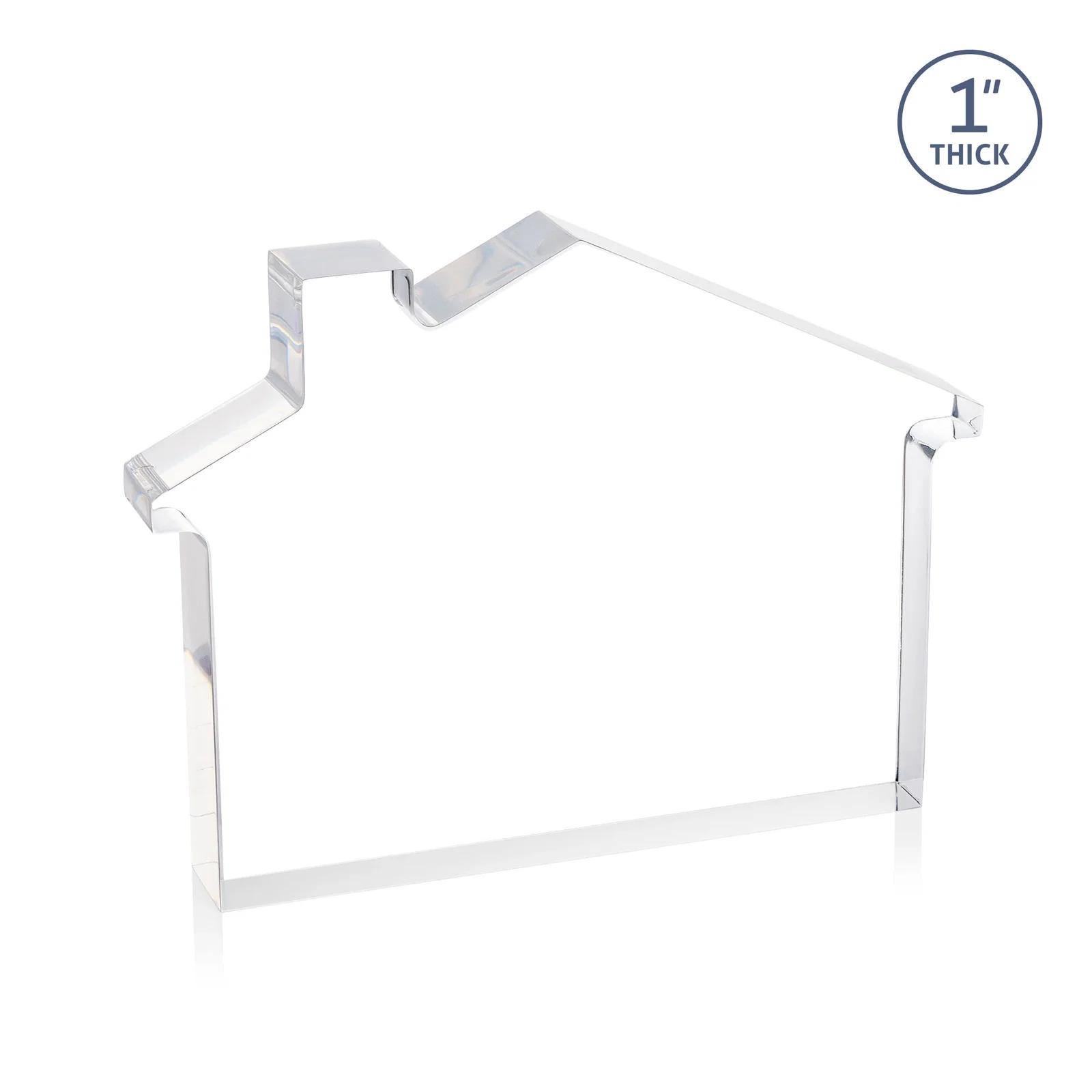 Branded Acrylic House-Shaped Award With Double-Sided VividPrint for corporate award ceremonies