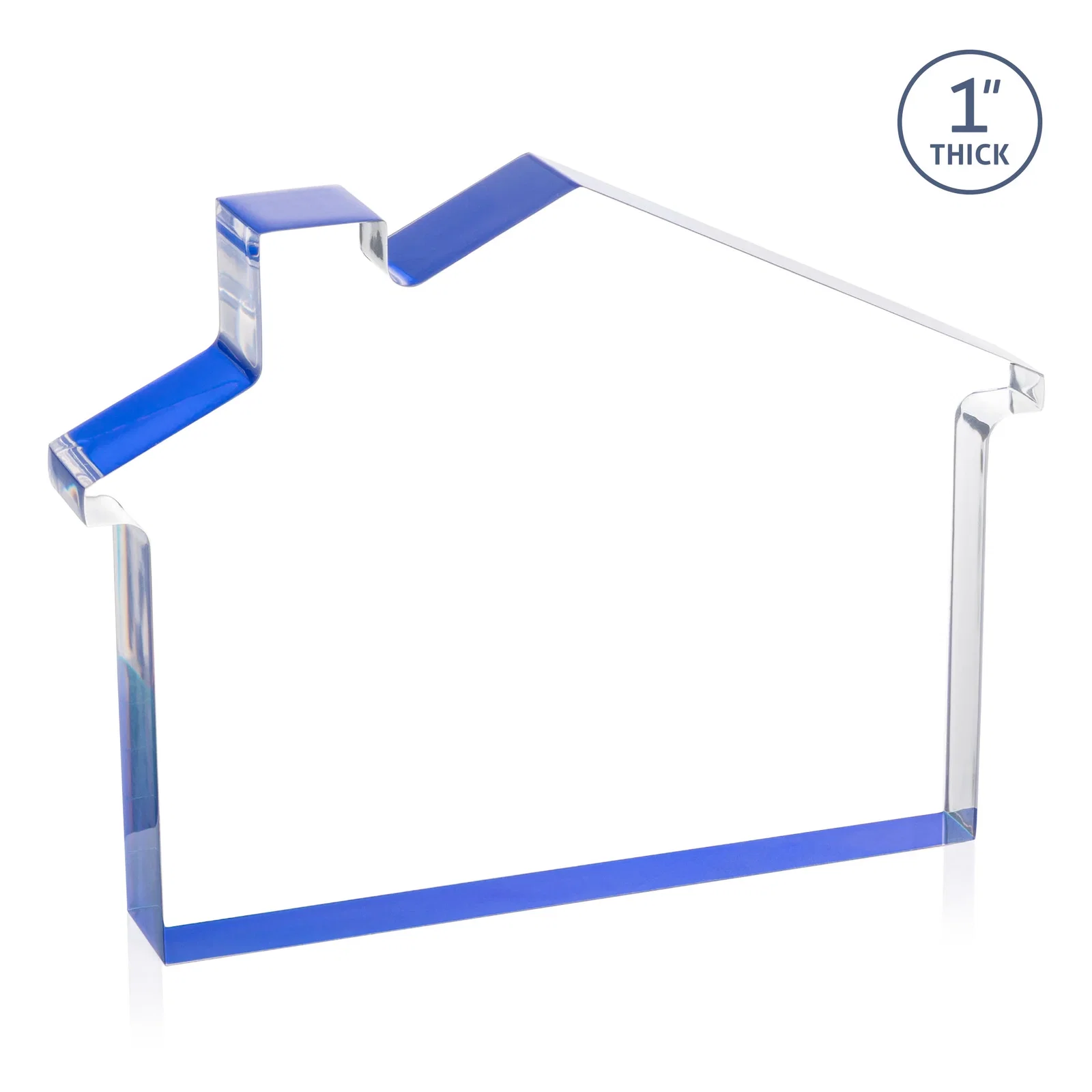 Branded Acrylic House-Shaped Award With Double-Sided VividPrint for graduation ceremonies
