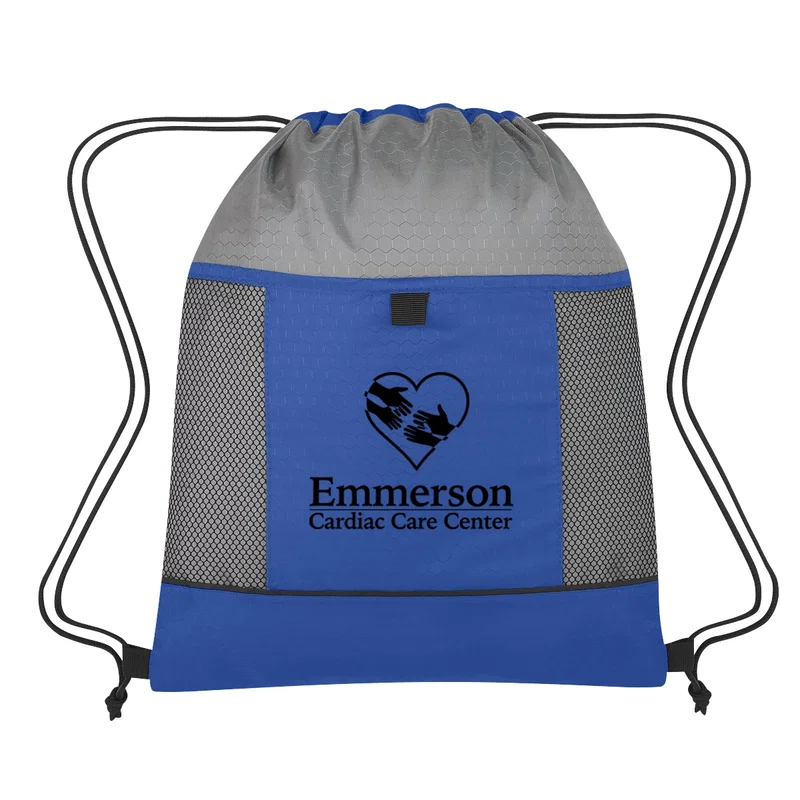 Honeycomb Ripstop Drawstring Bag — view 5