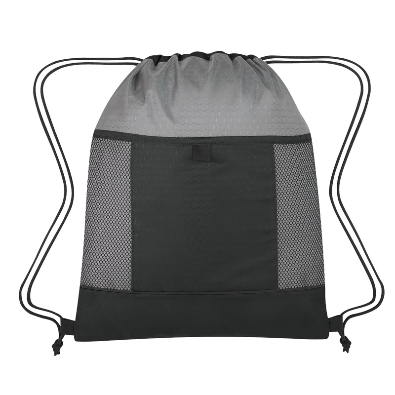 Honeycomb Ripstop Drawstring Bag — view 8