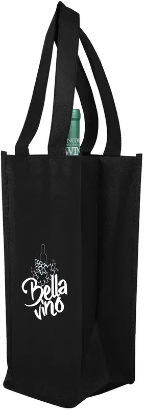 Personalized Non-Woven Wine Bag (1 Bottle) — view 3