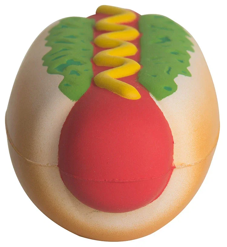 Customized Hot Dog Stress Reliever — view 3