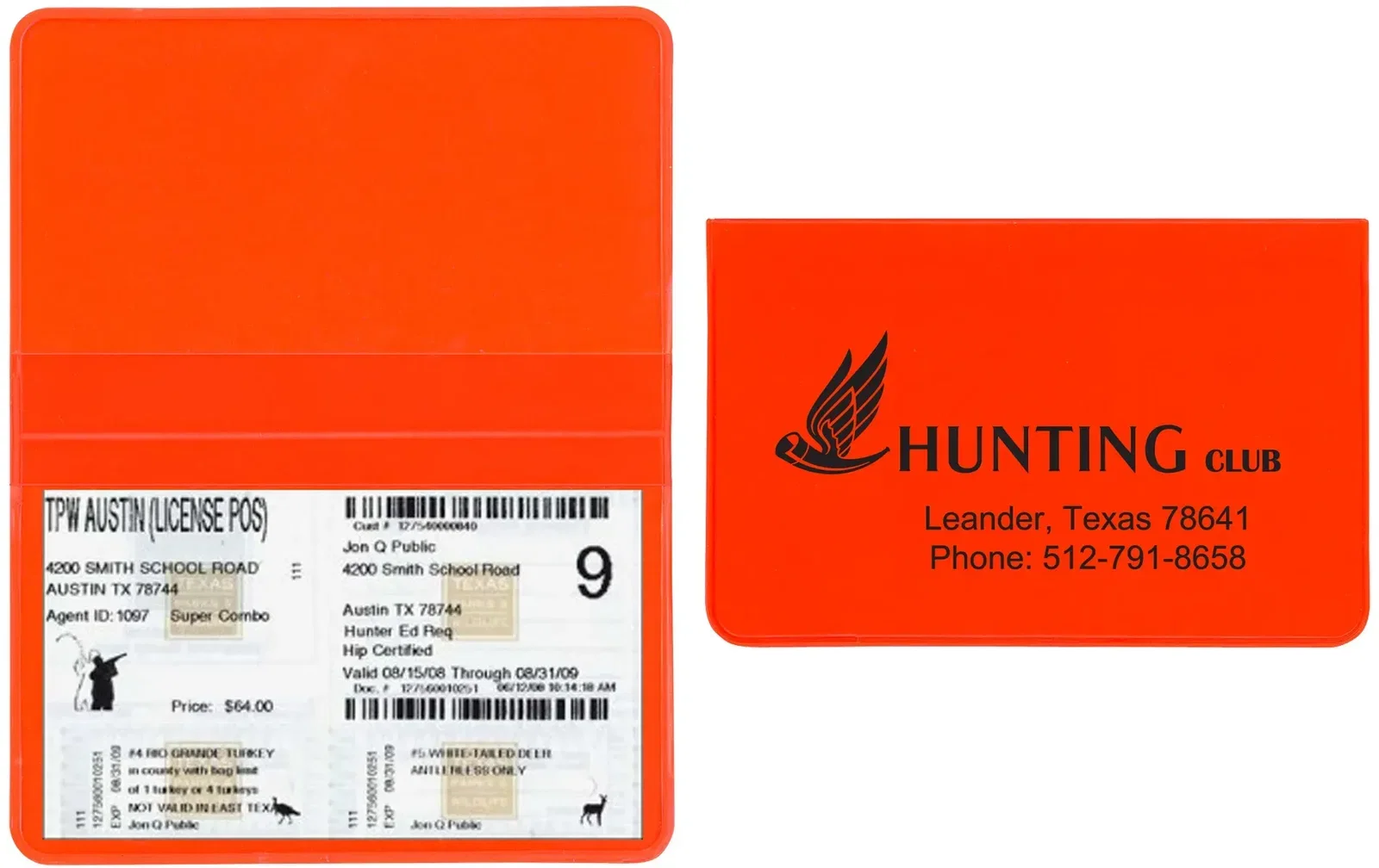 Custom Branded Foldover Card Case — view 3
