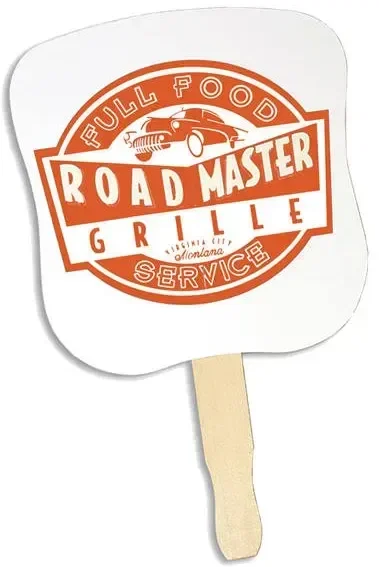  Hourglass Shape Hand Fan — view 2