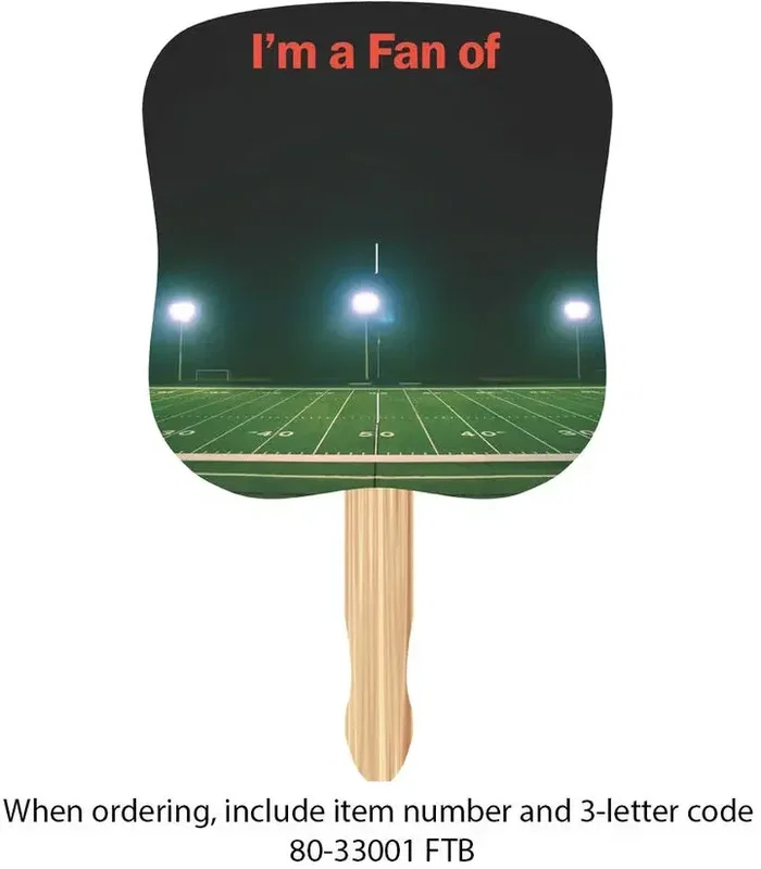  Hourglass Shape Hand Fan — view 6