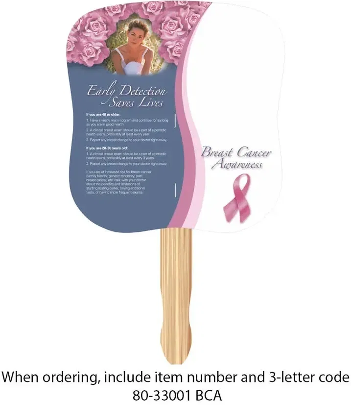  Hourglass Shape Hand Fan — view 9