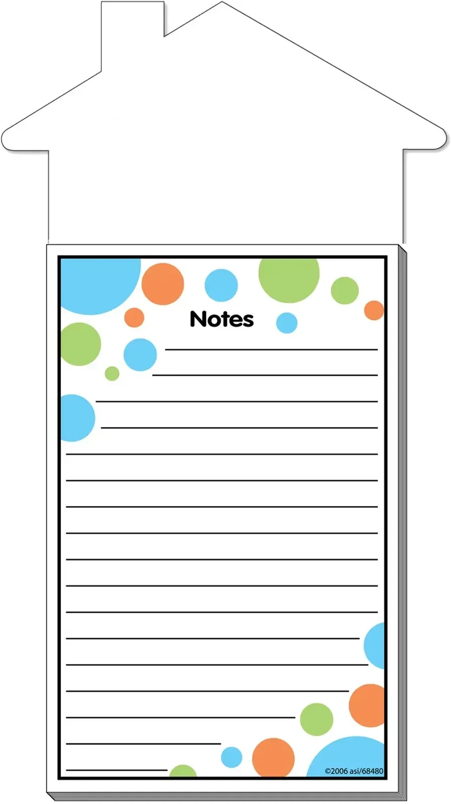 Custom House Add-On™ Magnet + Notepad  — view 3