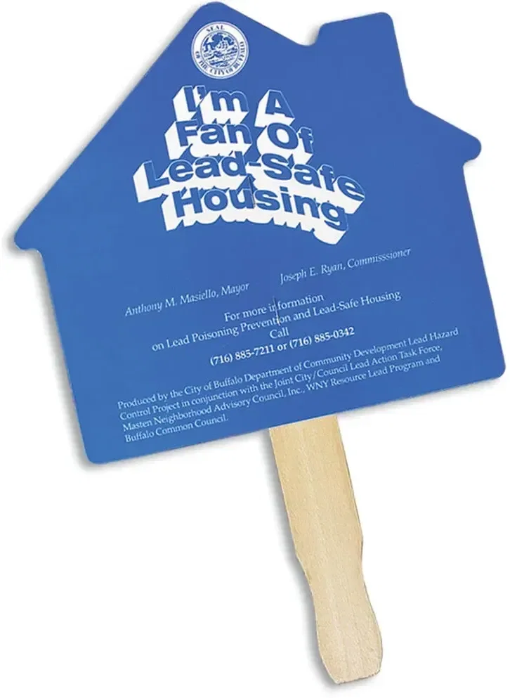 House Shape Hand Fan — view 2