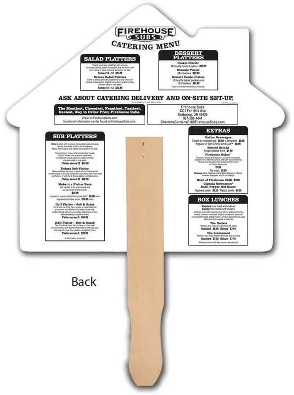 House Shape Hand Fan — view 3