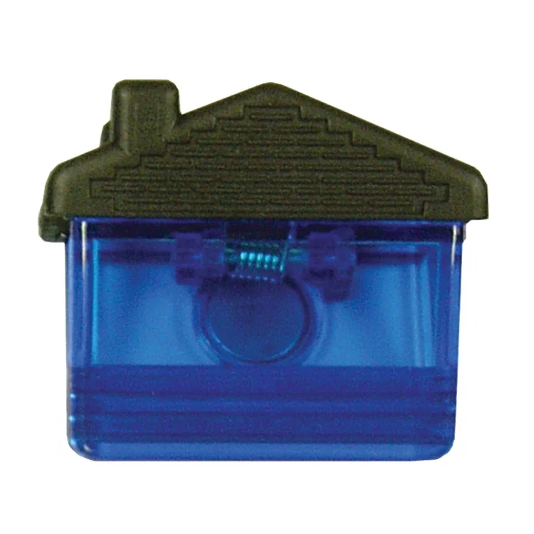 Tiger-Grip Magnetic Clips - House & Paw Shapes. House and paw-shaped magnetic clips for realtor and vet office notes, view 3