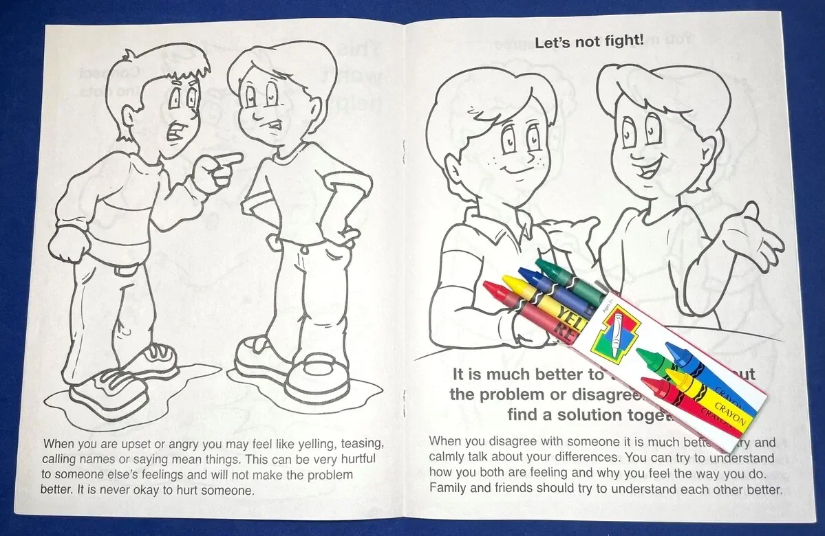 How to Handle Stress and Conflict Coloring & Activity Book — view 2