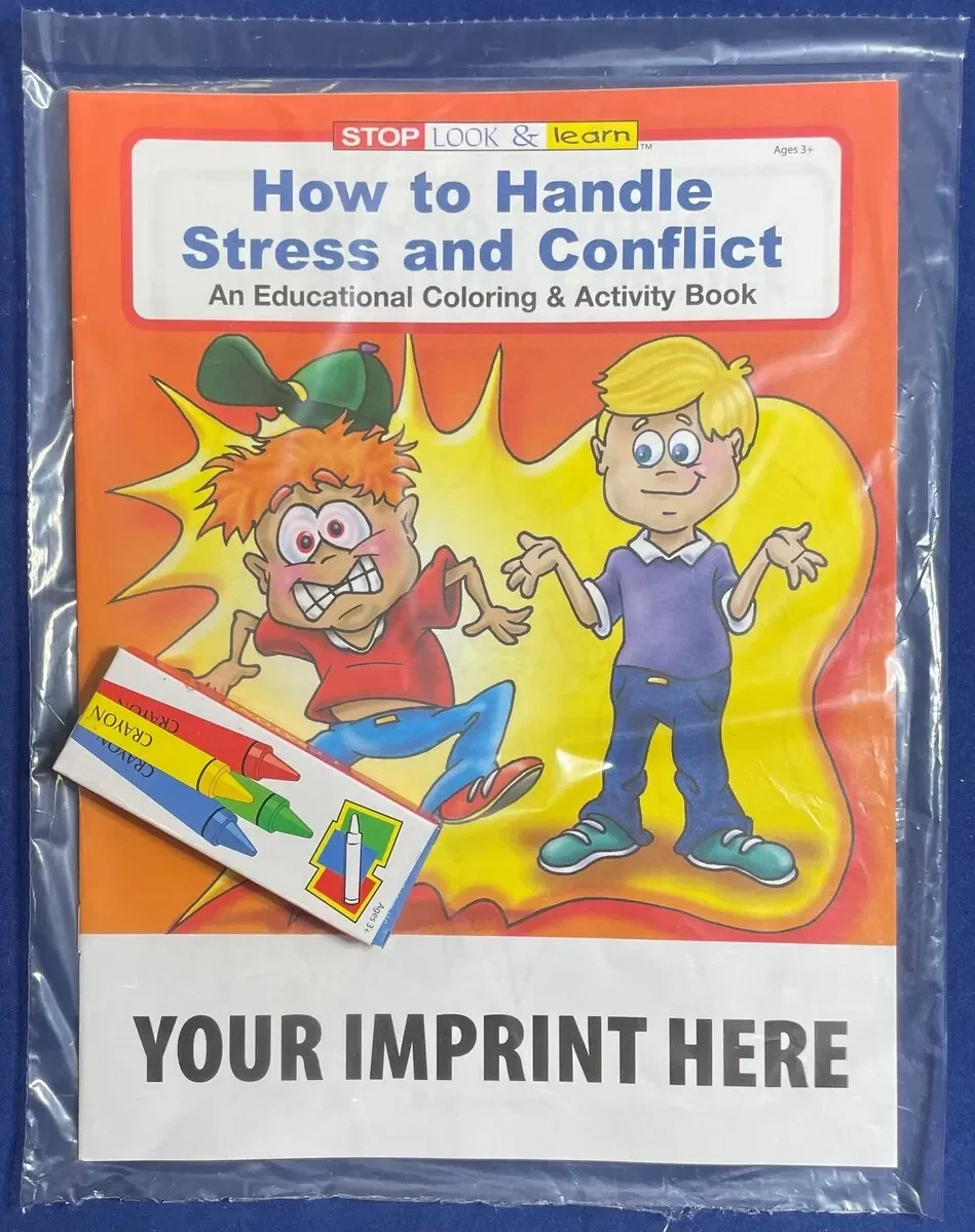 How to Handle Stress and Conflict Coloring & Activity Book — view 3