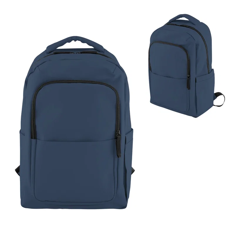 Hudson Leatherette Laptop Backpack — view 12