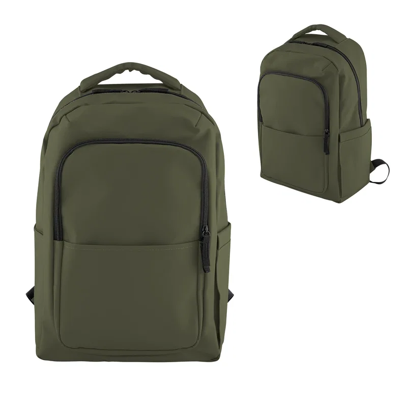 Hudson Leatherette Laptop Backpack — view 17
