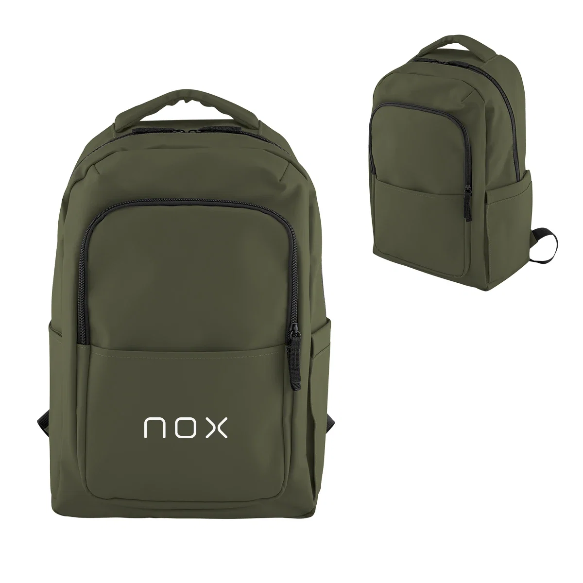 Main compartment opened to show the interior organizer pockets