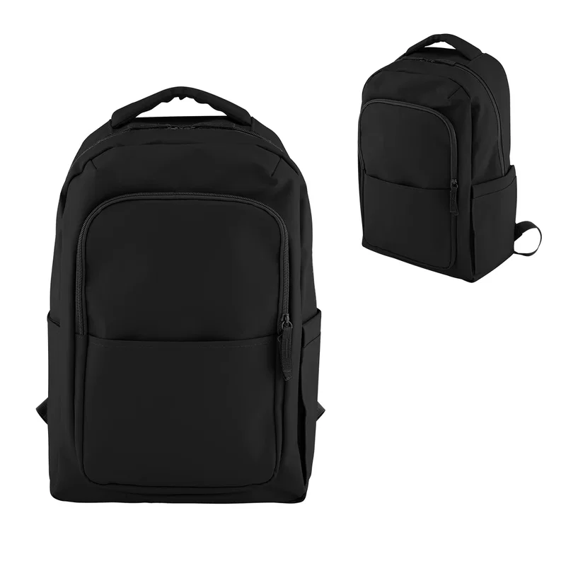 Hudson Leatherette Laptop Backpack — view 6