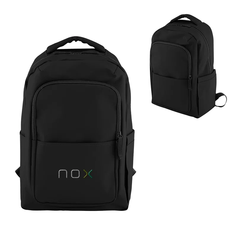 Hudson Leatherette Laptop Backpack — view 8
