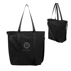 Hudson rPET Leatherette Computer Tote Bag