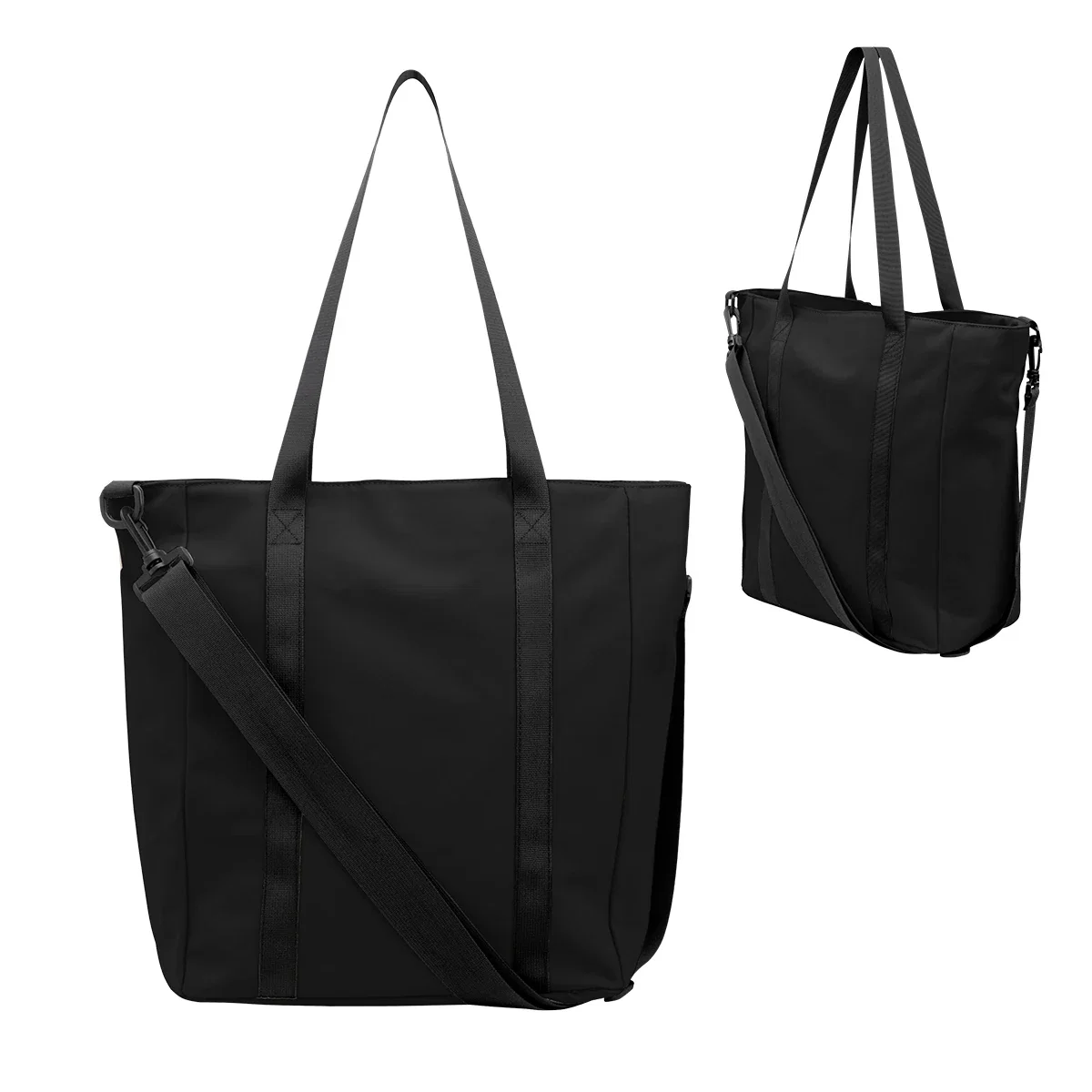 Hudson rPET Leatherette Computer Tote Bag — view 5