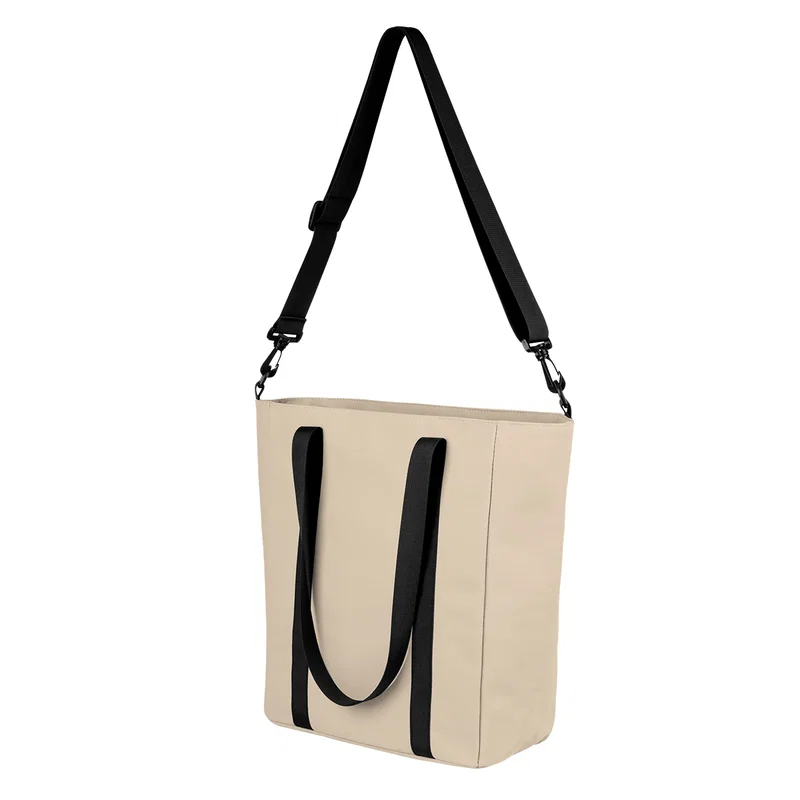 Hudson rPET Leatherette Computer Tote Bag — view 8
