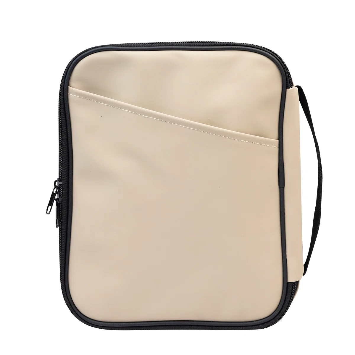 Rear panel of the slim folio showing its clean stitched border
