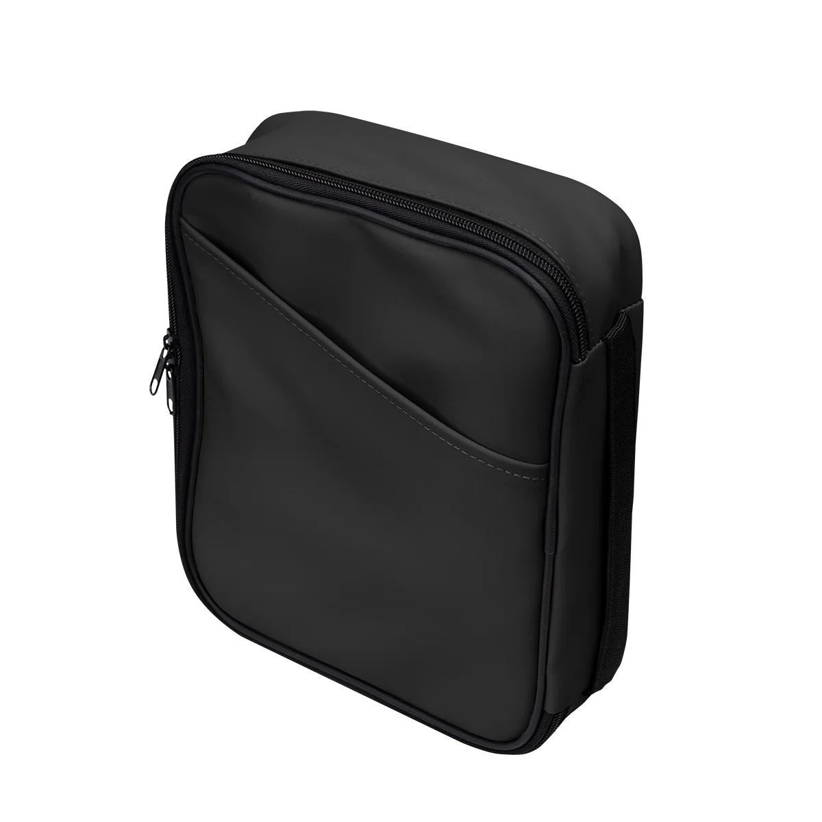 Front of the leatherette cover, a smooth area ready for branding