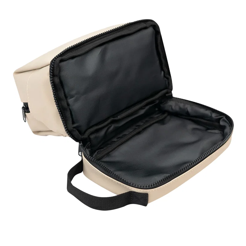Hudson rPET Leatherette Toiletry Bag — view 6