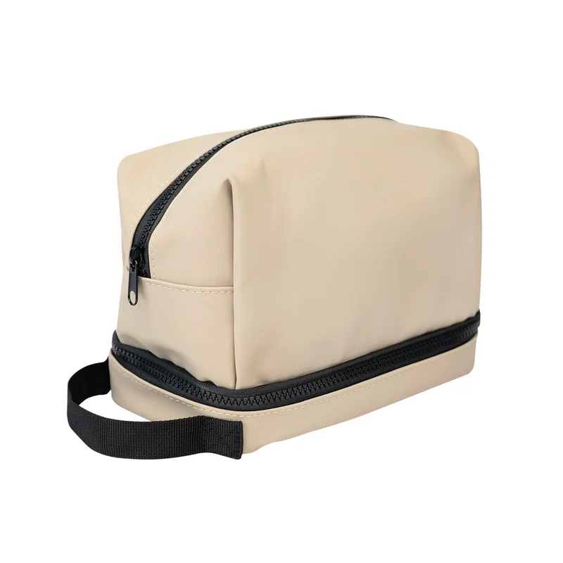 Hudson rPET Leatherette Toiletry Bag — view 8