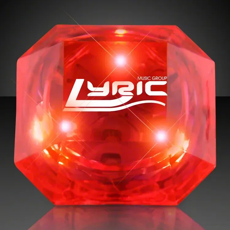 Huge Red Gem Lighted Rings — view 3