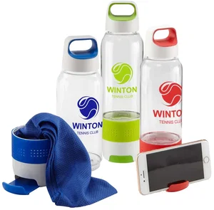 Custom Hydra Chill Water Bottle w/ Cooling Towel