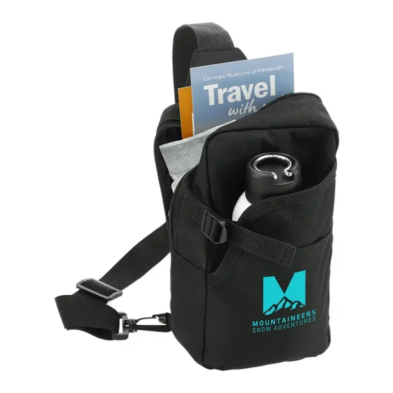 Custom Hydration Sling with Front Water Bottle Pocket — view 7