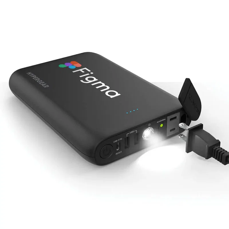HyperGear 24,000mAh | Power Brick Laptop Power Bank with 65W USB-C PD and AC Outlet β view 1