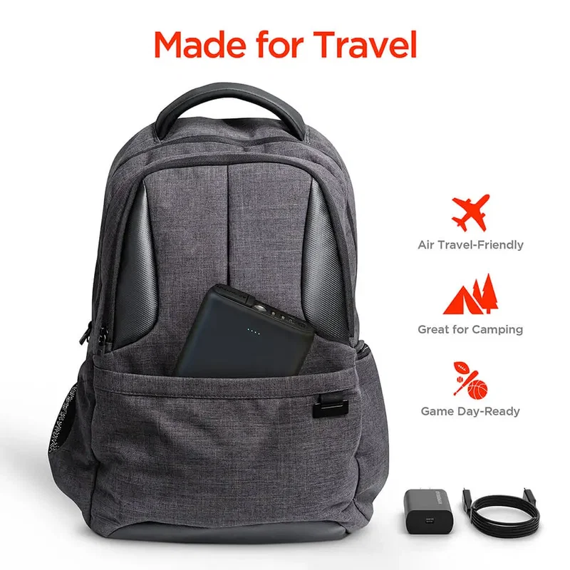 HyperGear 24,000mAh | Power Brick Laptop Power Bank with 65W USB-C PD and AC Outlet — view 7